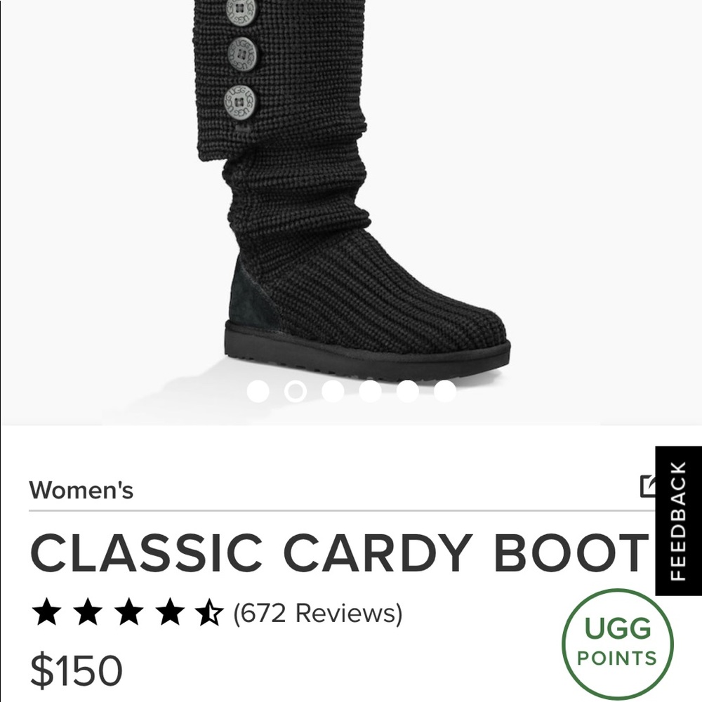 UGG boots classic cardy